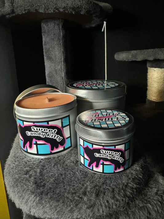 Sweet Candy Kitty Candle